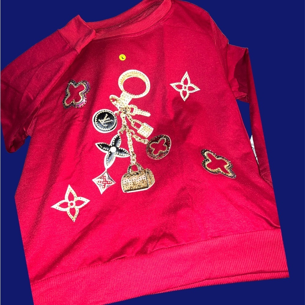 Holiday crew‎ neck sweater-shirt